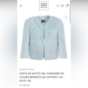 Edward Achour Paris VESTE